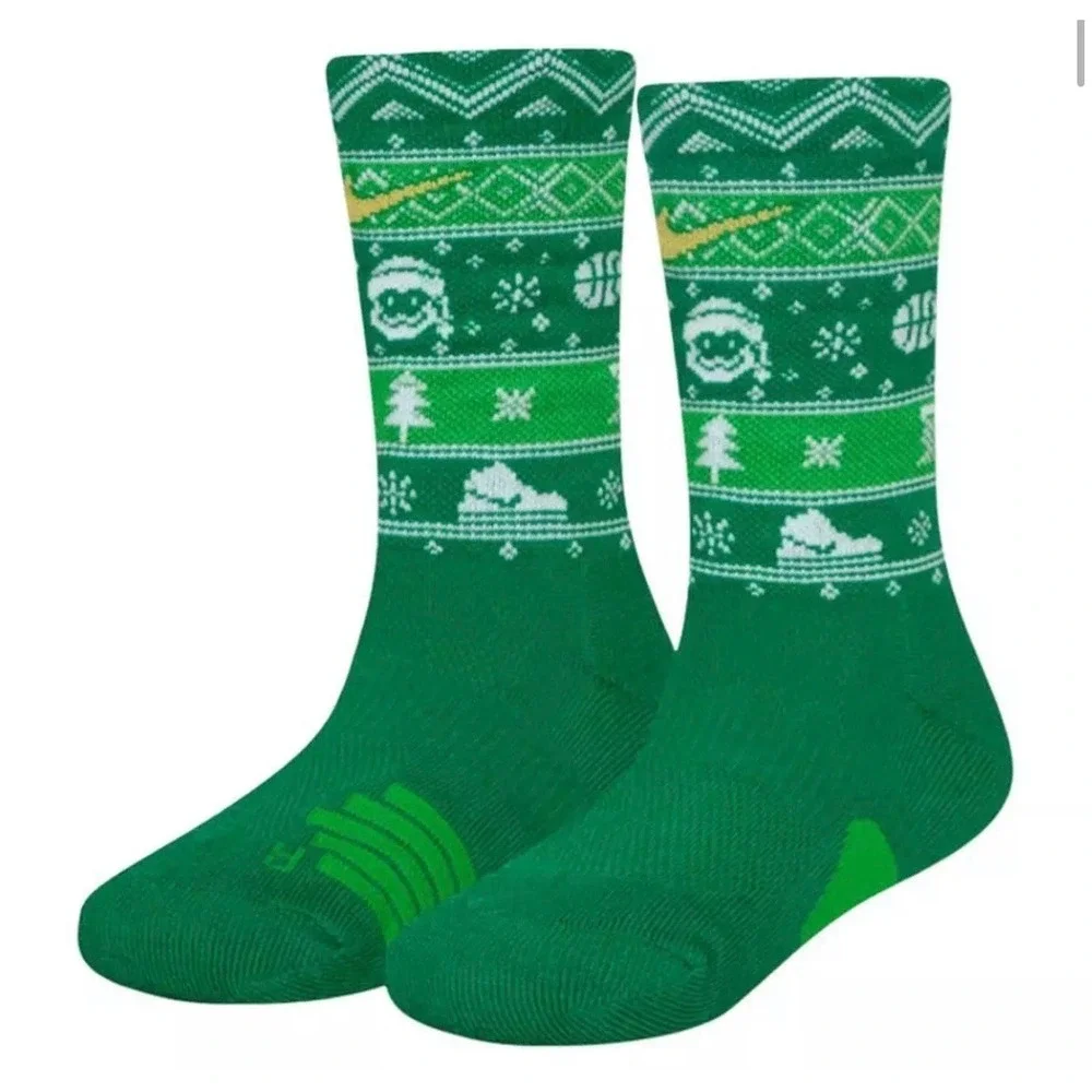 Nike Elite Basketball Crew Socks Holiday‎ Medium